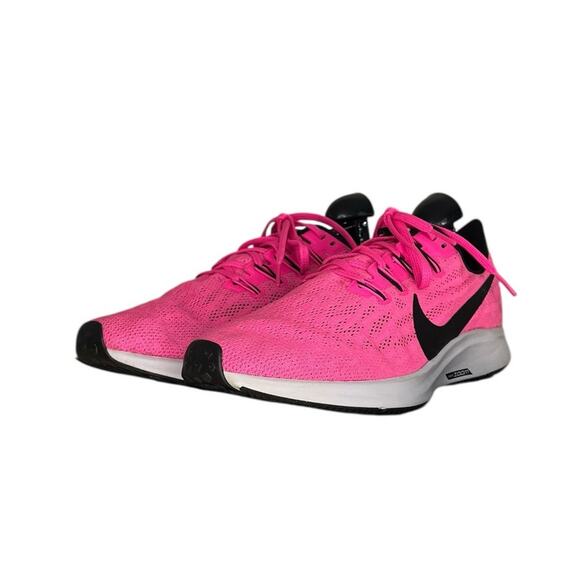 Mens Nike Air Zoom Pegasus 36 Running Shoes Size 9 Hyper Pink Black - Picture 2 of 6